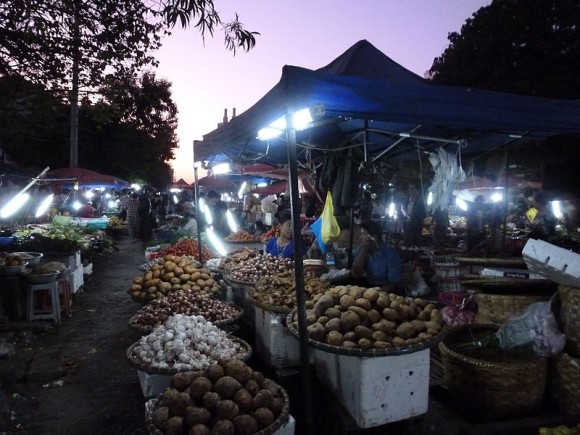 Mandalay Night Market by Hybernator