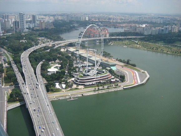 Singapore Flyer by Calistemon (creative commons)