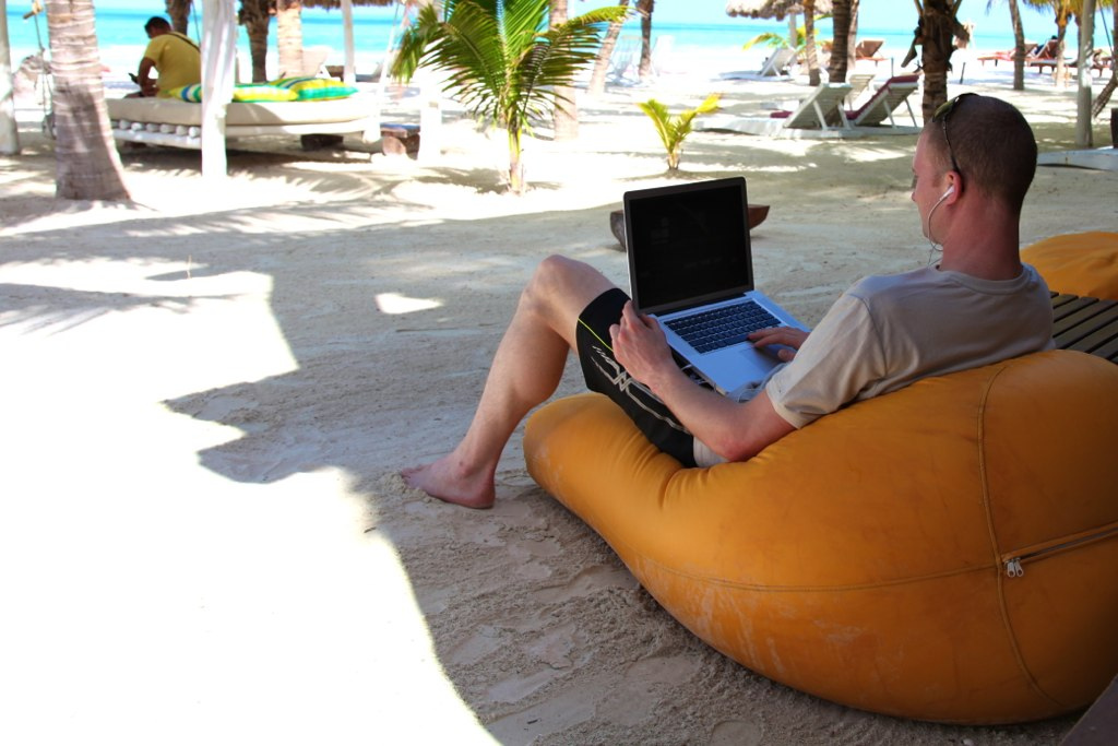 Is this beach paradise one of the digital nomad hubs for 2015? Read on and find out ... photo by CC user stevenzwerink on Flickr