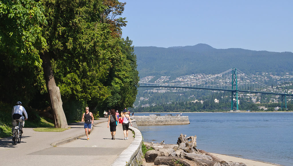 Running Stanley Park is a great thing to do on a summer holiday in Vancouver